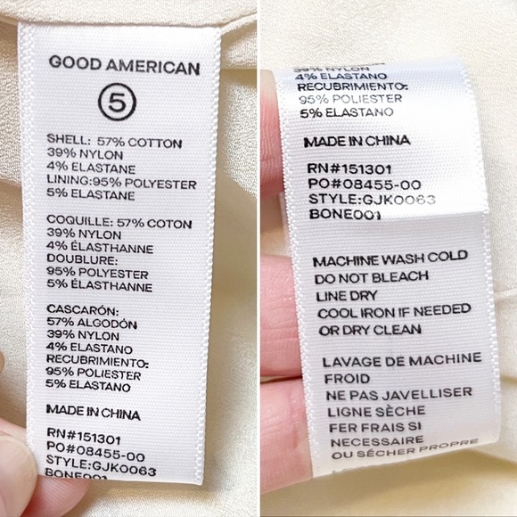 Good American NWOT Woven Blazer 2.0 bone ivory boss jacket career office 2X XXL - Picture 8 of 15